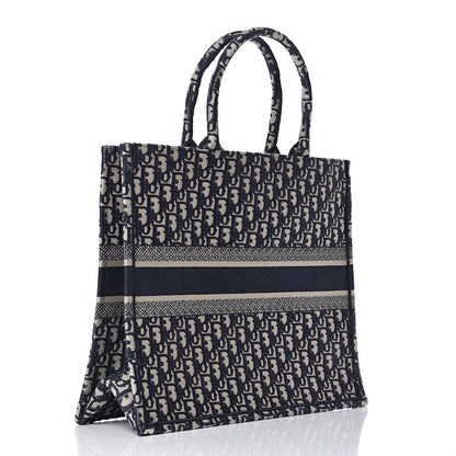 Christian Dior Oblique Book Tote Blue Multicolor 3 of 11