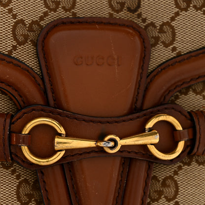 Gucci Monogram Medium Lady Web Shoulder Bag Beige Cuir 12 of 14