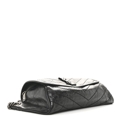 Saint Laurent Crinkled Calfskin Matelasse Monogram Niki Body Bag Black 4 of 12