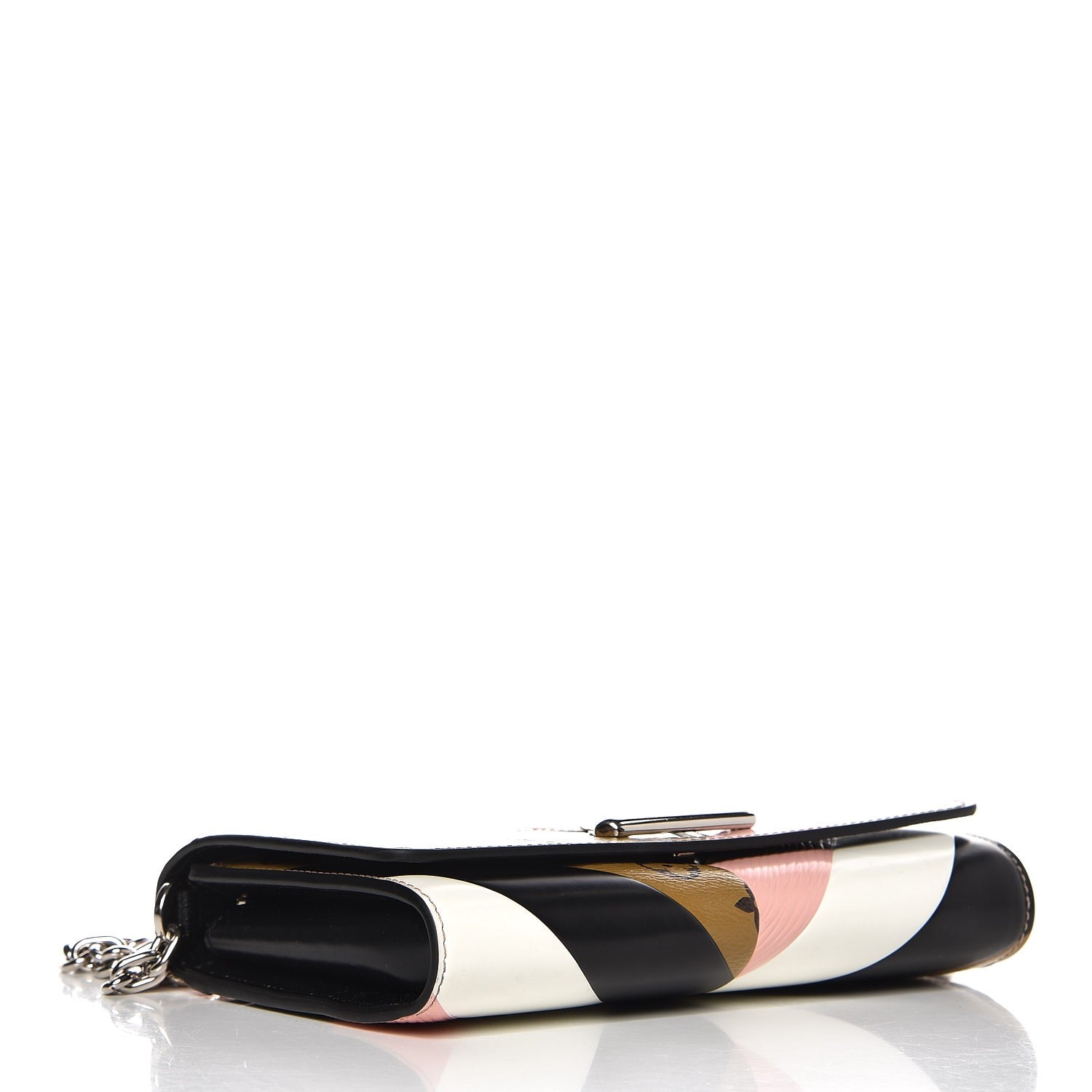 Louis Vuitton Epi Reverse Monogram Twist Chain Wallet Rose Ballerine 4 of 6