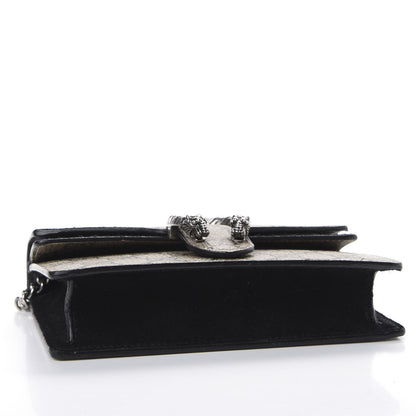 Gucci GG Supreme Monogram Super Mini Dionysus Shoulder Bag Black 3 of 10