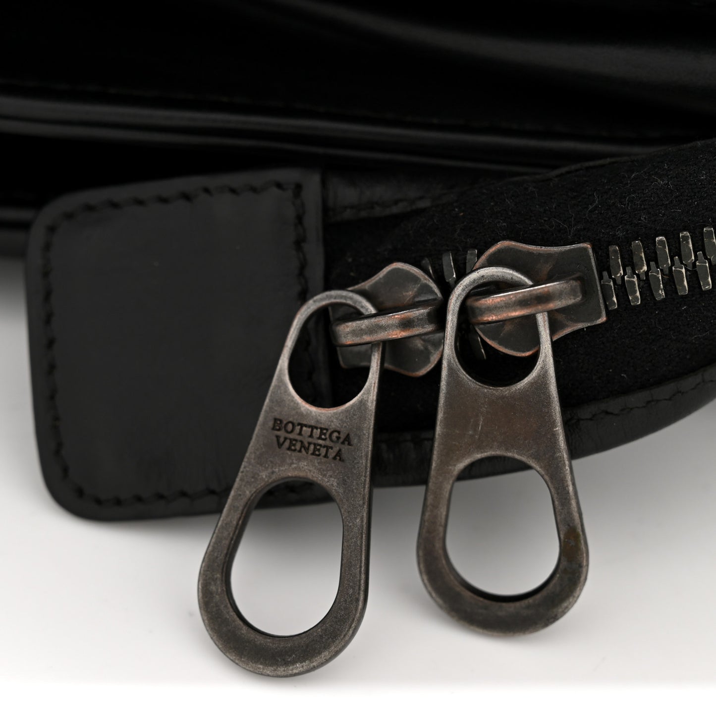 Nappa Intrecciato Briefcase Black