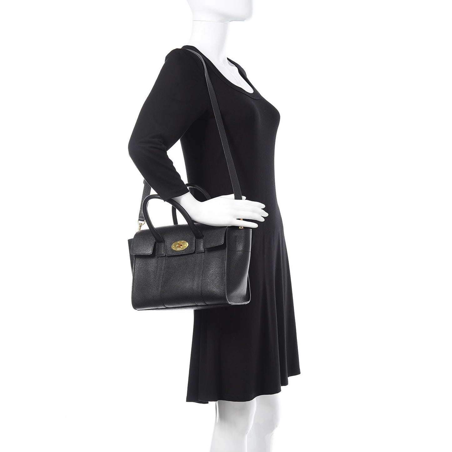 Classic Grain Small New Bayswater Black