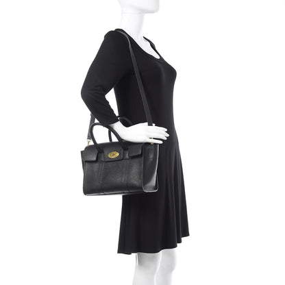 Mulberry Classic Grain Small New Bayswater Black 2 of 9