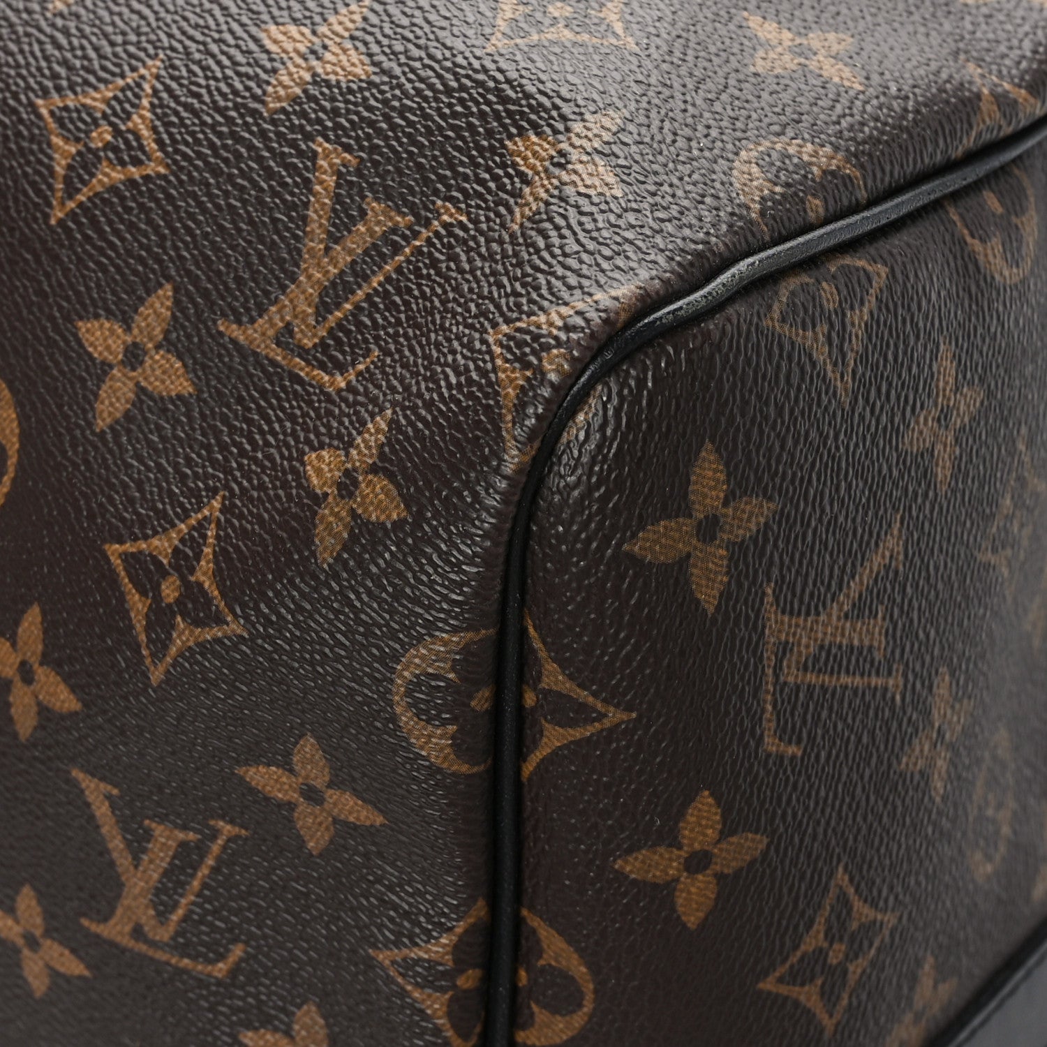 Louis Vuitton Monogram Macassar Keepall Bandouliere 55 9 of 12