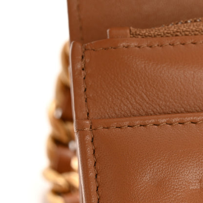 Chanel Lambskin Quilted Chanel 19 Wallet On Chain WOC Brown 13 of 15