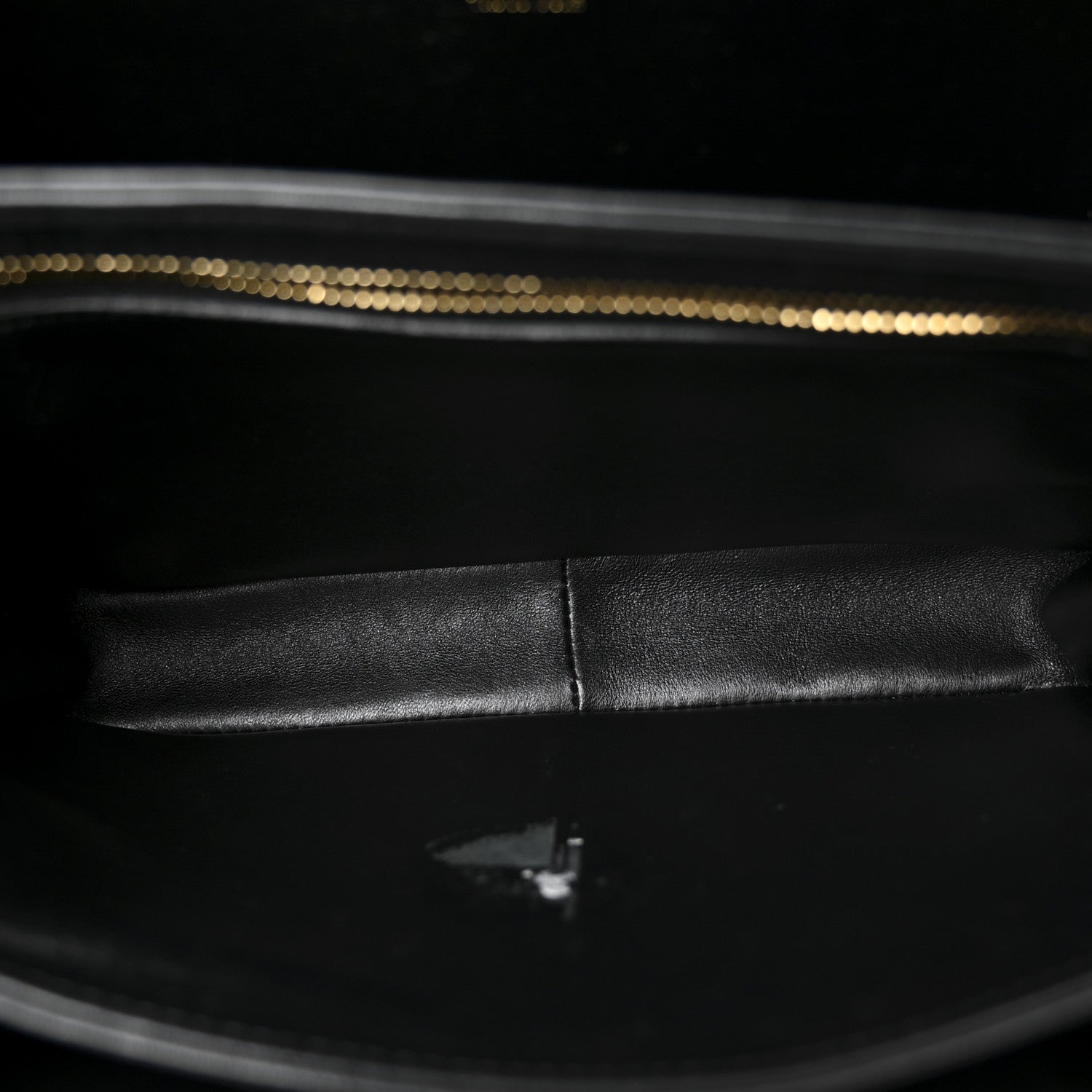 Celine Shiny Calfskin Medium Triomphe Black 5 of 12