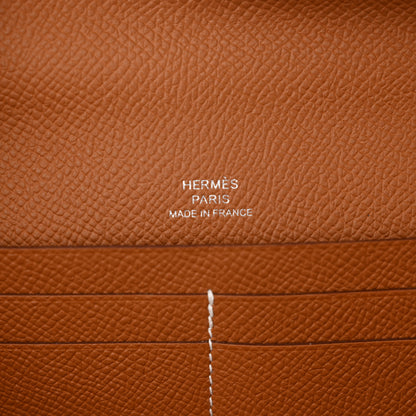 Hermes Epsom Maillon Wallet To Go Gold 6 of 10