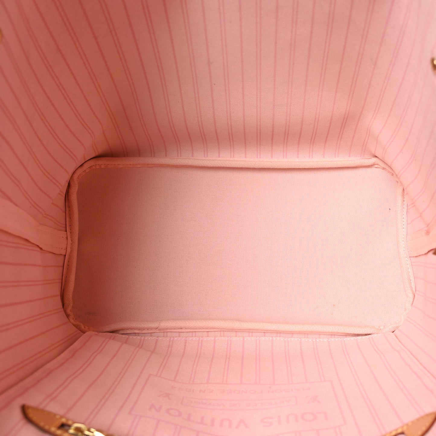 Damier Azur Neo Neverfull MM Rose Ballerine