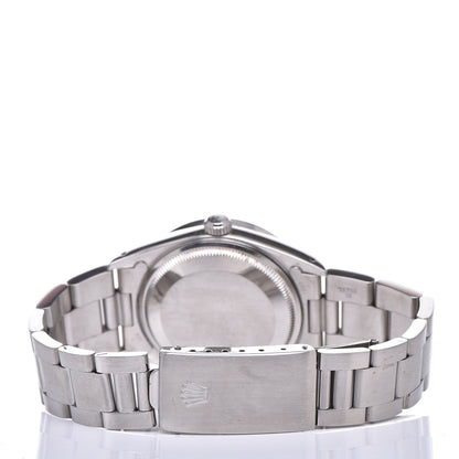 Rolex Stainless Steel 34mm Oyster Perpetual Date Watch Silver 15210 4 of 6
