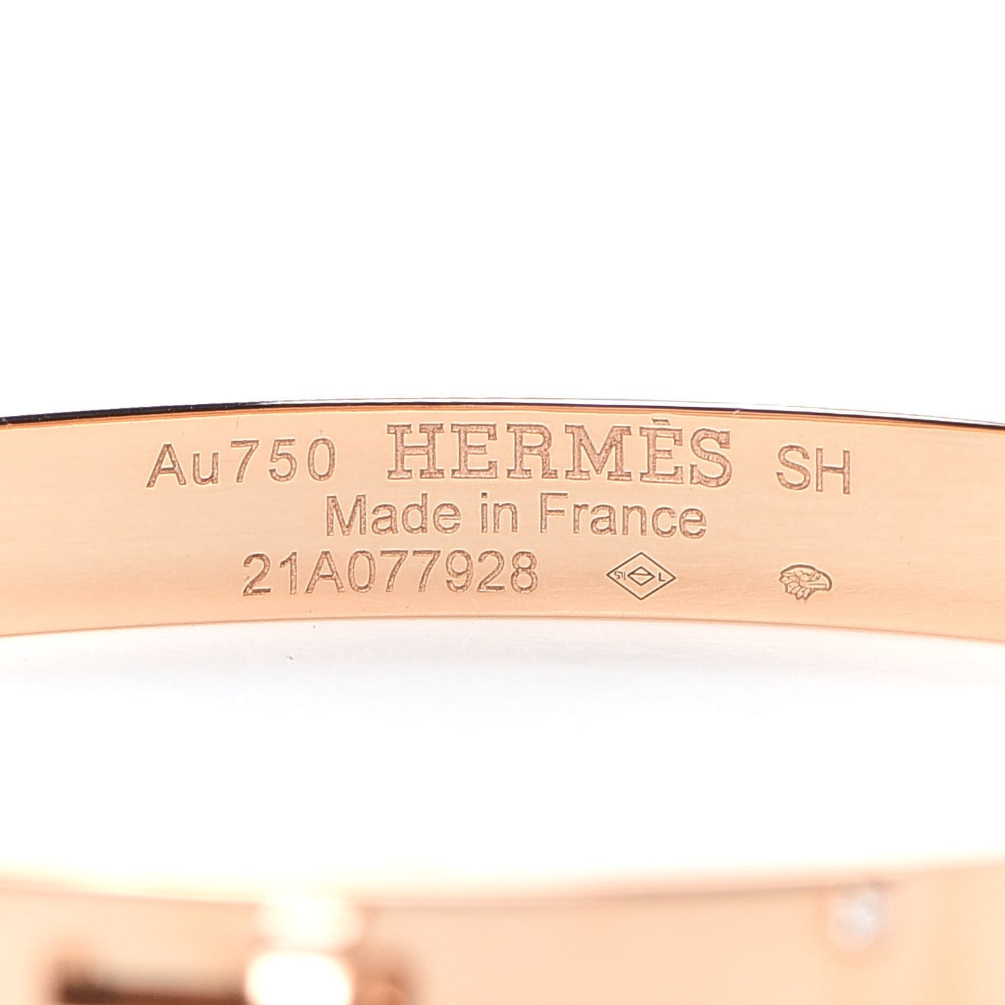 18K Rose Gold Diamond PM Kelly Bracelet SH