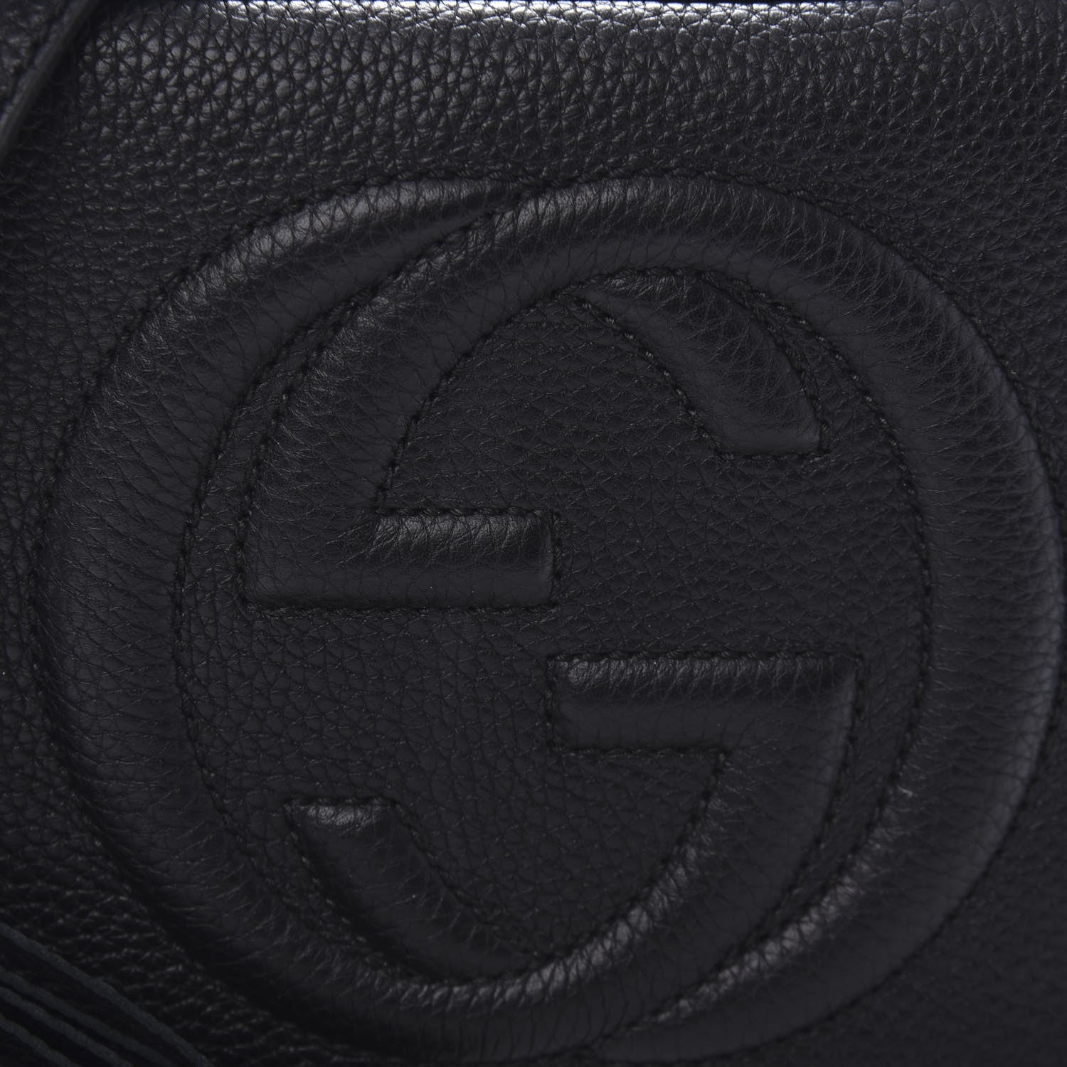 Gucci Pebbled Calfskin Small Soho Disco Bag Black 10 of 10