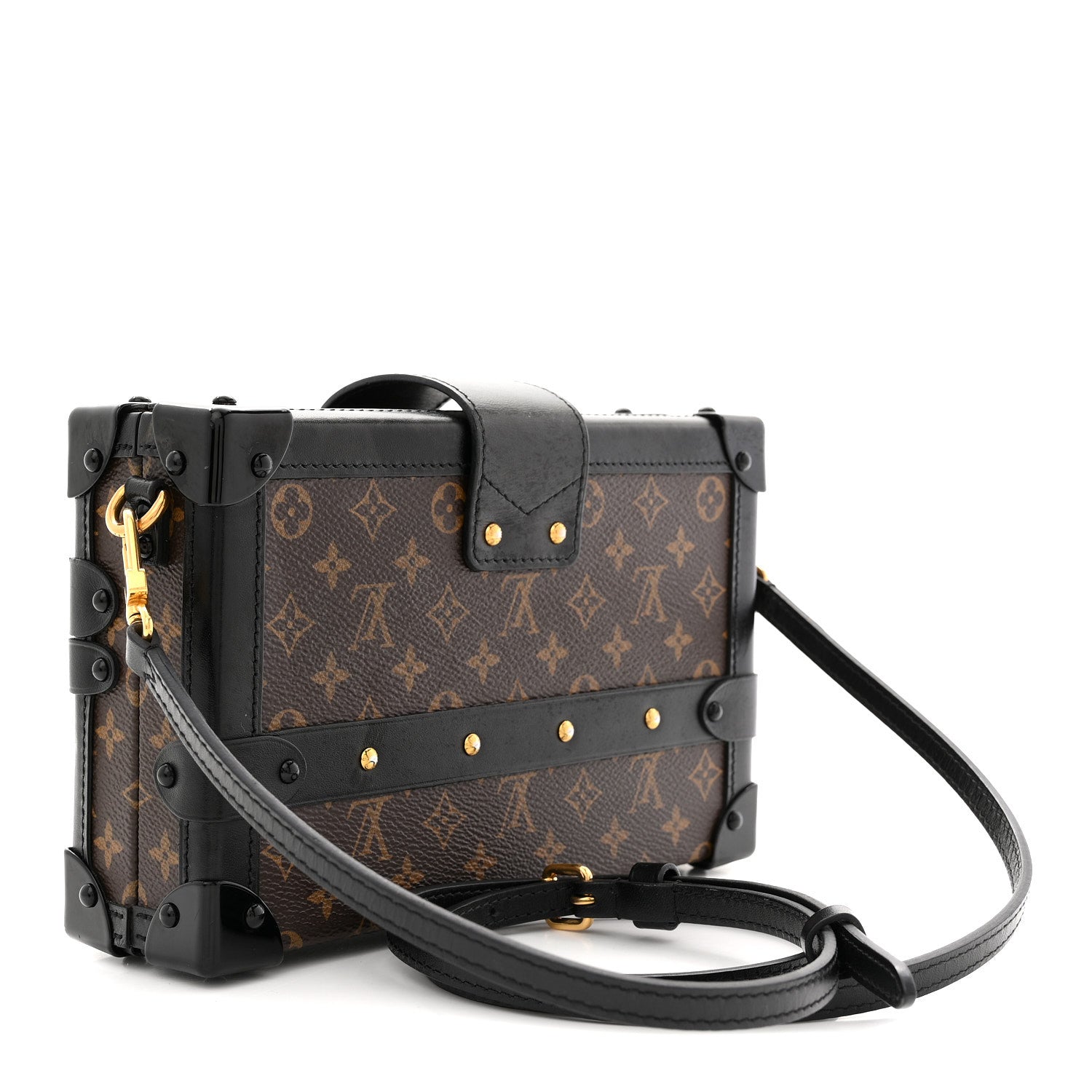Louis Vuitton Monogram Petite Malle Black 3 of 12