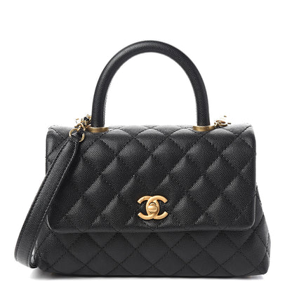 Chanel Caviar Quilted Mini Coco Handle Flap Black 1 of 9
