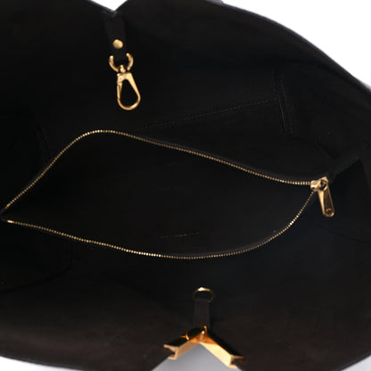 Louis Vuitton Calfskin Monogram Kimono Tote Black 5 of 11