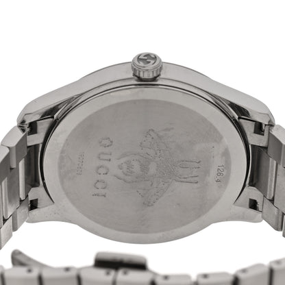 Gucci Stainless Steel 38mm G-Timeless Snake Quartz Watch 4 of 5