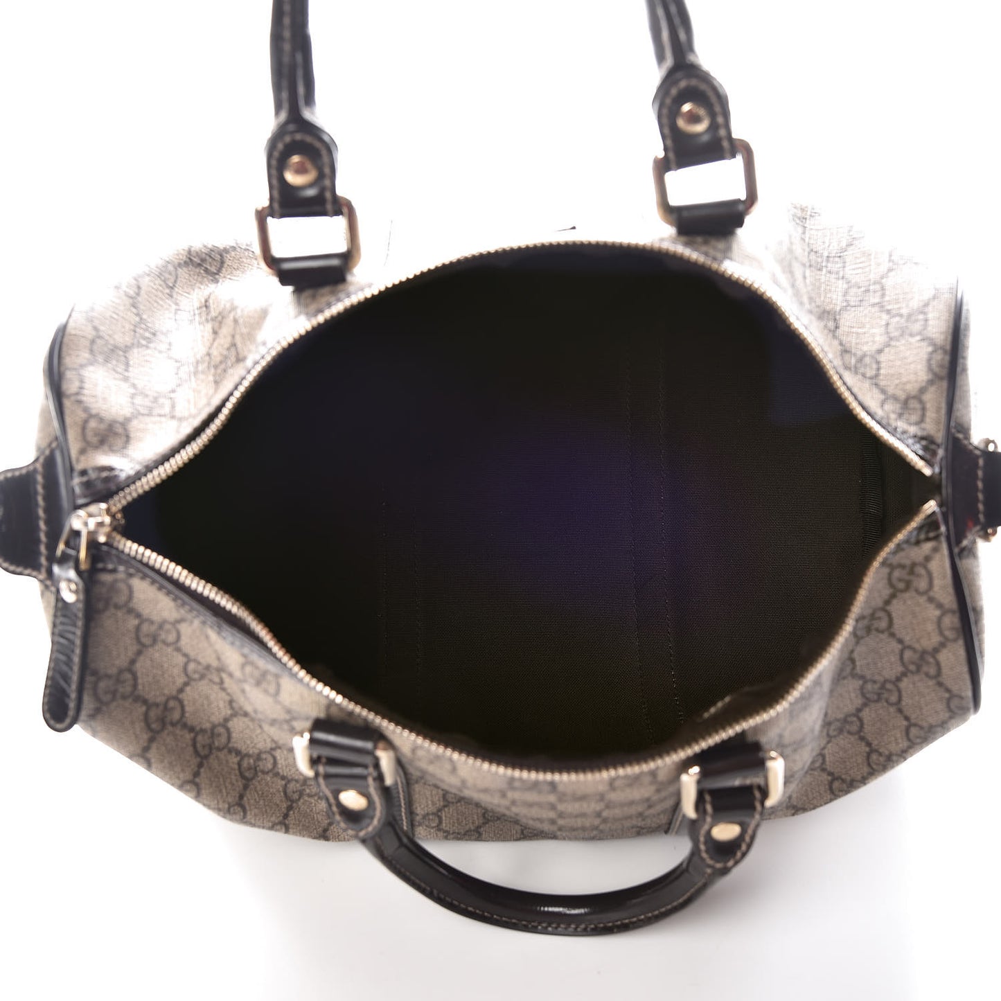 GG Plus Monogram Medium Joy Boston Dark Brown