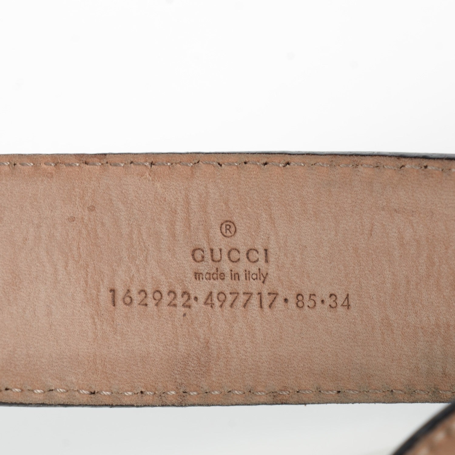 Gucci Patent Interlocking G Belt 85 34 Black 4 of 7