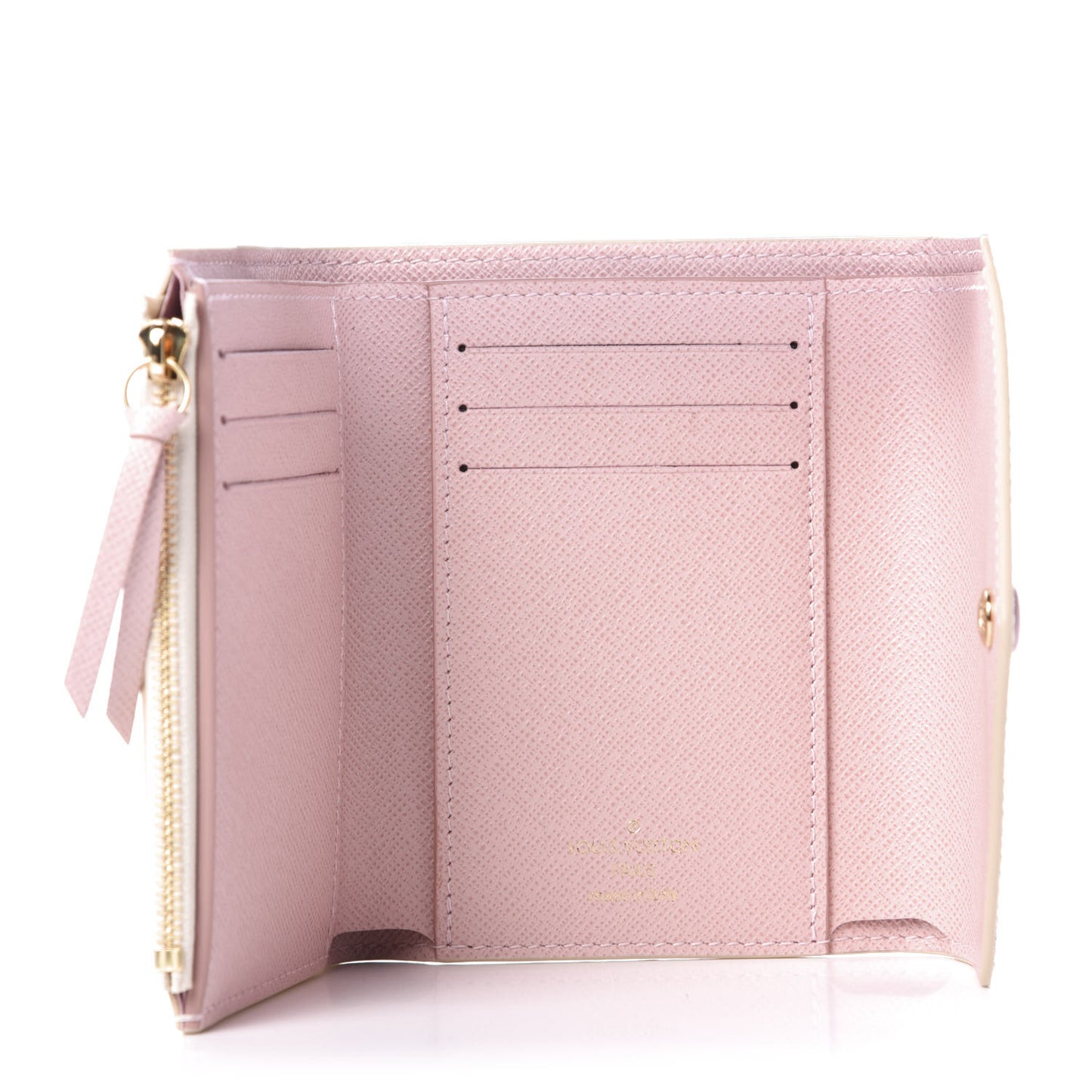 Damier Azur Victorine Wallet Rose Ballerine
