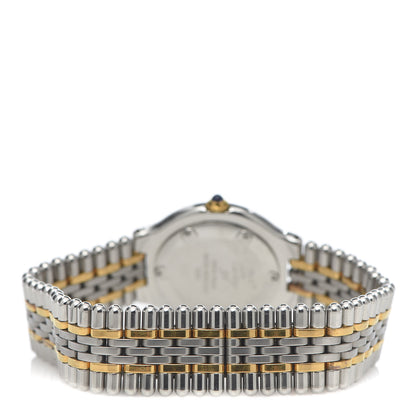 Cartier Stainless Steel 18K Yellow Gold 31mm Must De 21 Bullet Link Quartz Watch 4 of 7
