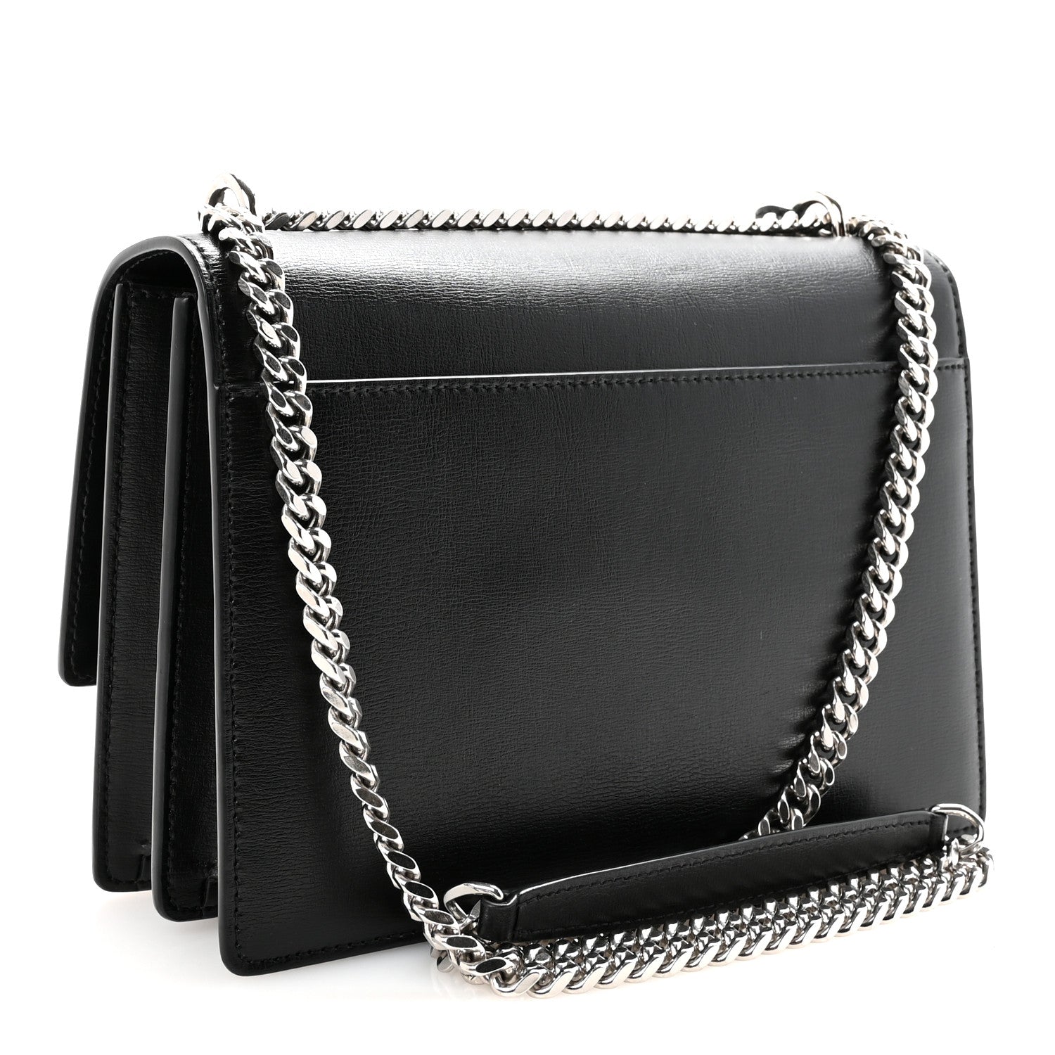 Saint Laurent Calfskin Medium Monogram Sunset Black 3 of 9