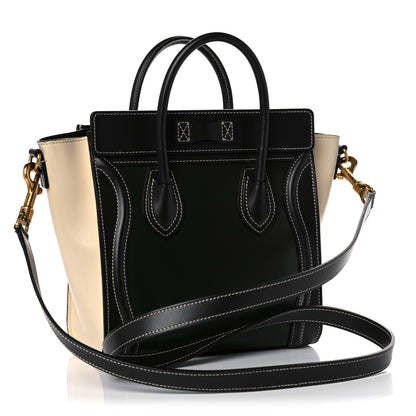 Celine Satin Calfskin Nano Tri-Color Luggage Light Emerald 2 of 13