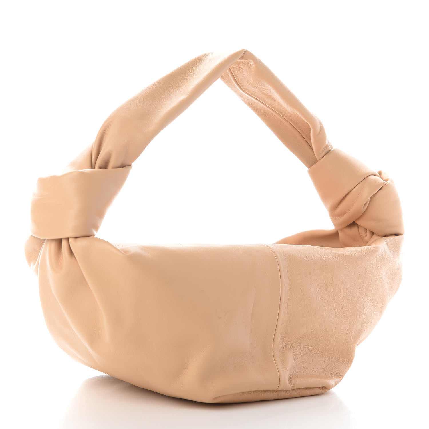 Bottega Veneta Calfskin Mini Double Knot Bag Almond 3 of 9
