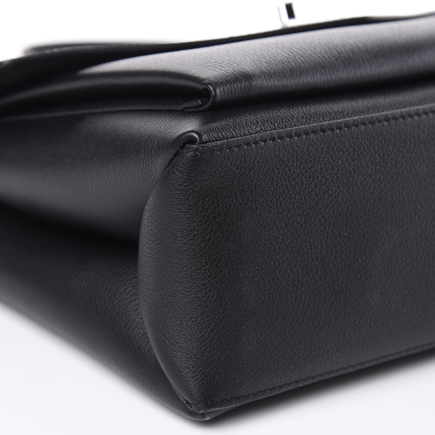 Soft Calfskin My Lockme Top Handle Black