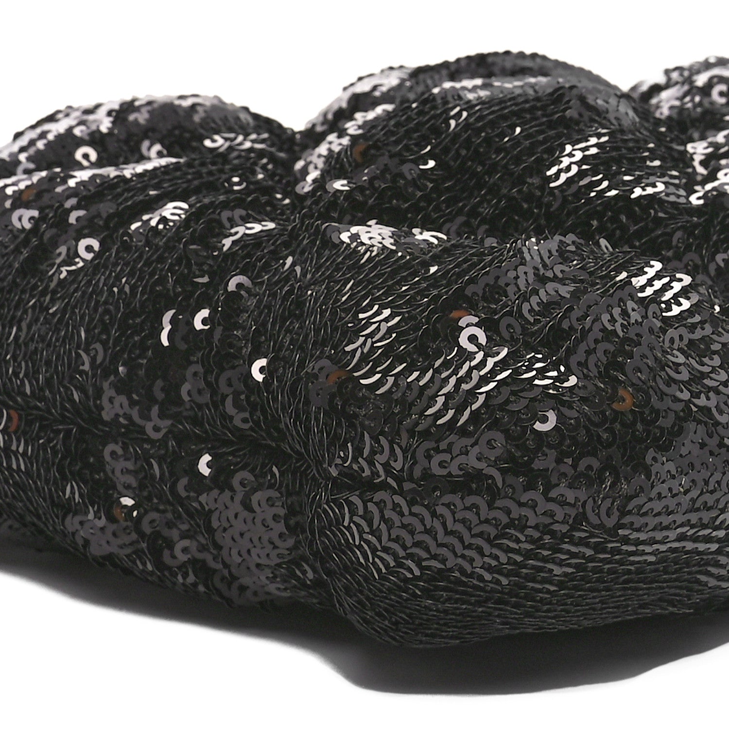 Chanel Sequins Quilted Large Chanel 19 Pouch Black 9 of 11