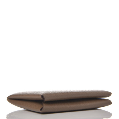Hermes Epsom Calvi Card Case Etoupe 4 of 8
