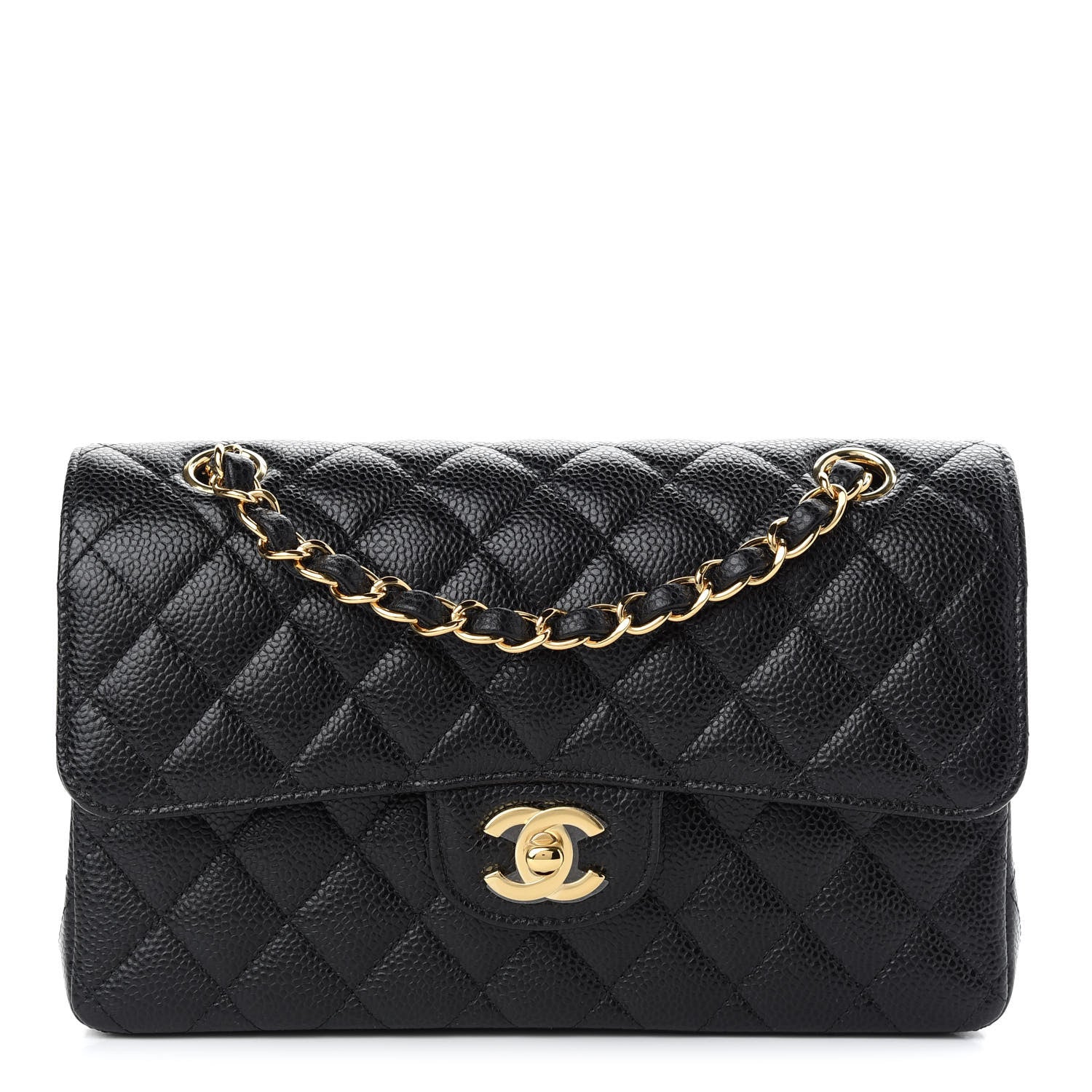 Chanel Caviar Quilted Small Double Flap Black 1 of 9