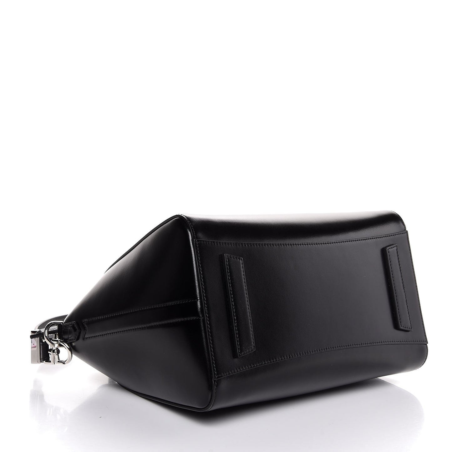 Shiny Lord Calfskin Medium Antigona Black