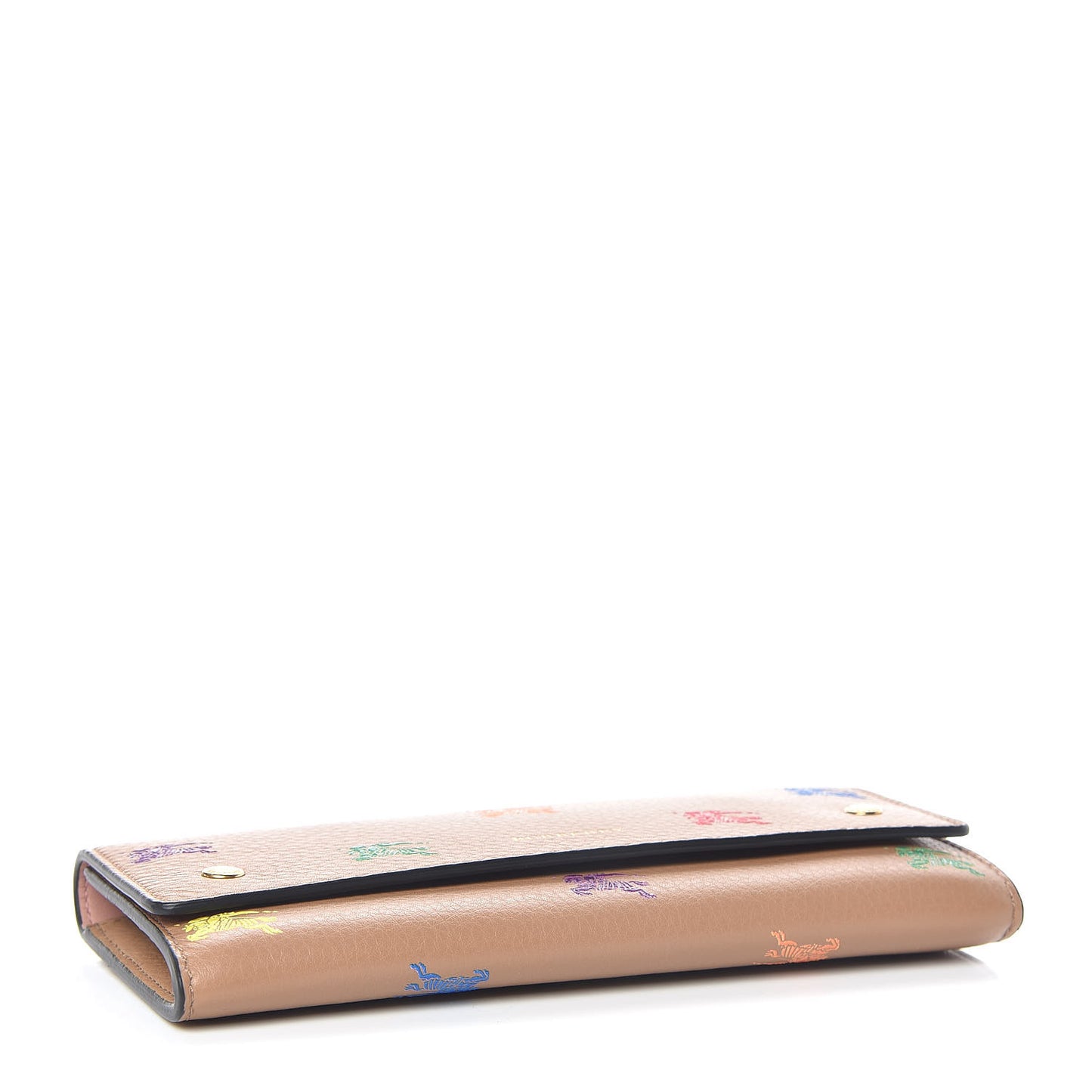 Grained Calfskin EKD Hollee Wallet Light Camel