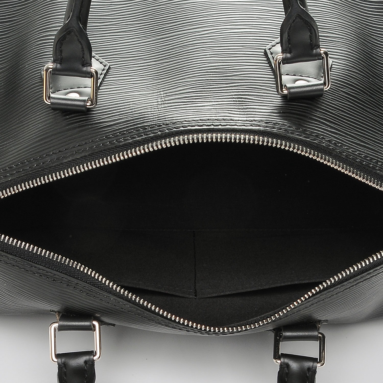 Louis Vuitton Epi Speedy 30 Black 6 of 10
