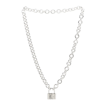 Tiffany Sterling Silver 1837 Lock Charm Necklace 3 of 4