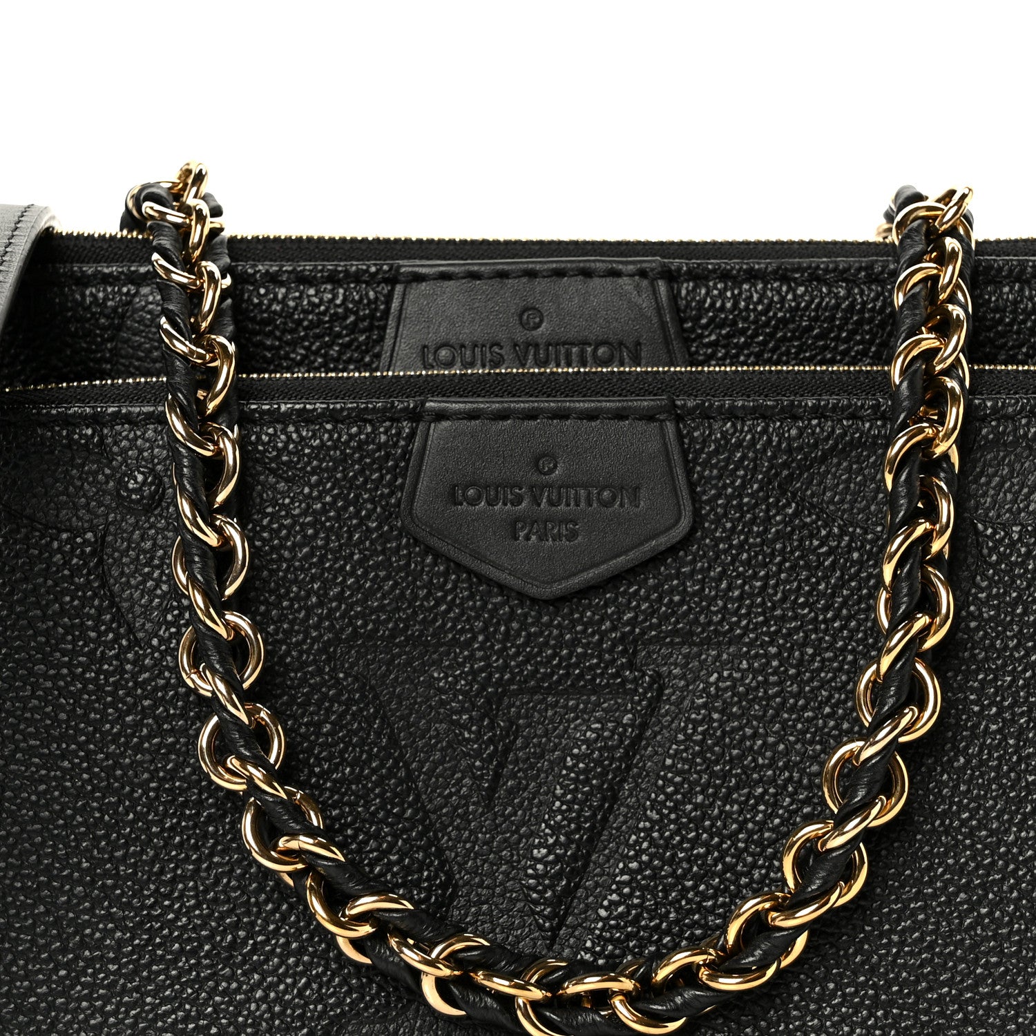 Louis Vuitton Empreinte Monogram Giant Multi Pochette Accessories Black 10 of 12