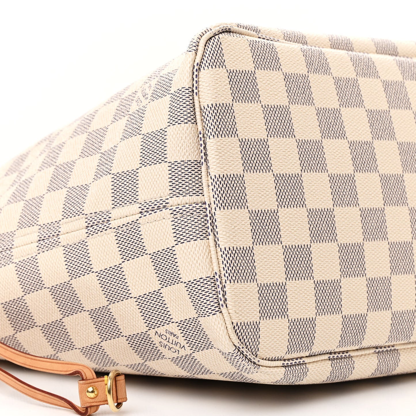 Damier Azur Neo Neverfull MM Rose Ballerine
