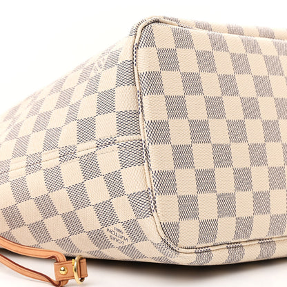 Louis Vuitton Damier Azur Neo Neverfull MM Rose Ballerine 11 of 14