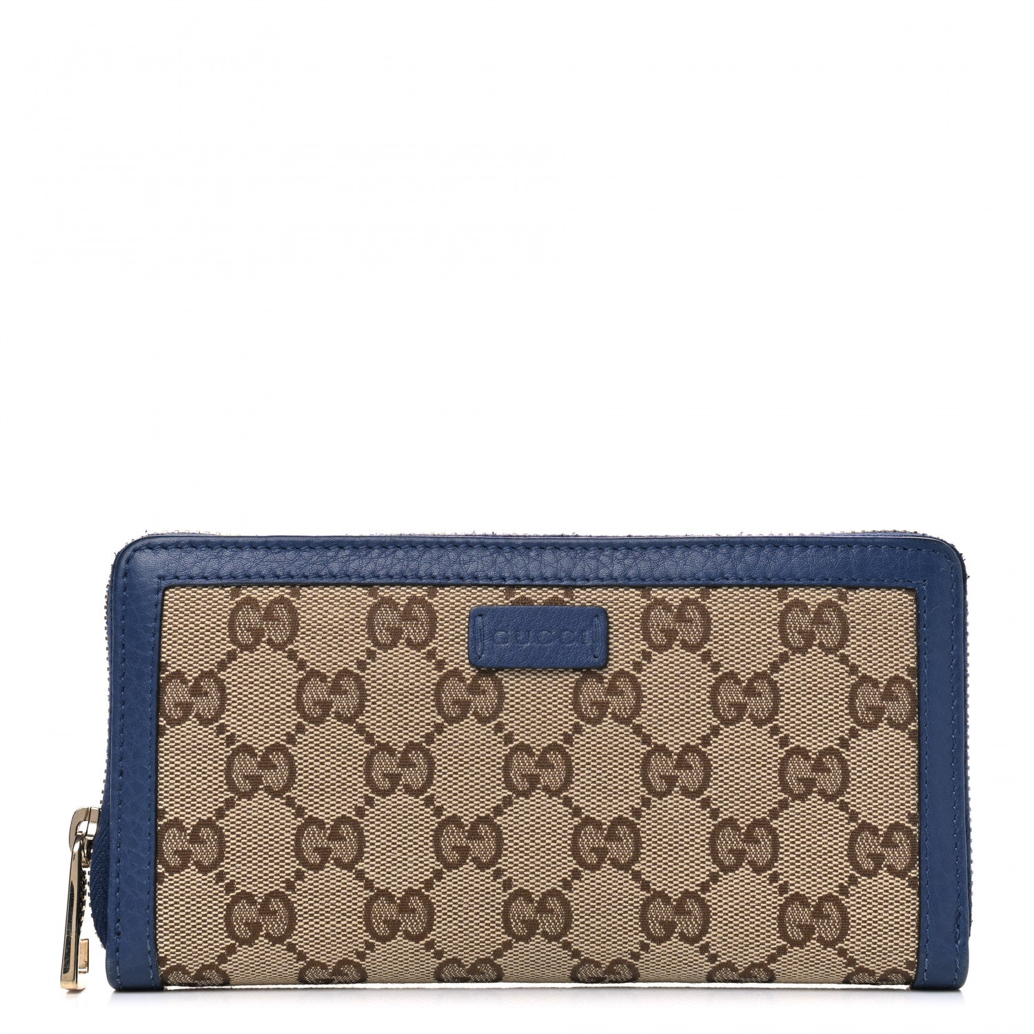 Gucci Monogram Zip Around Wallet Blue 1 of 5