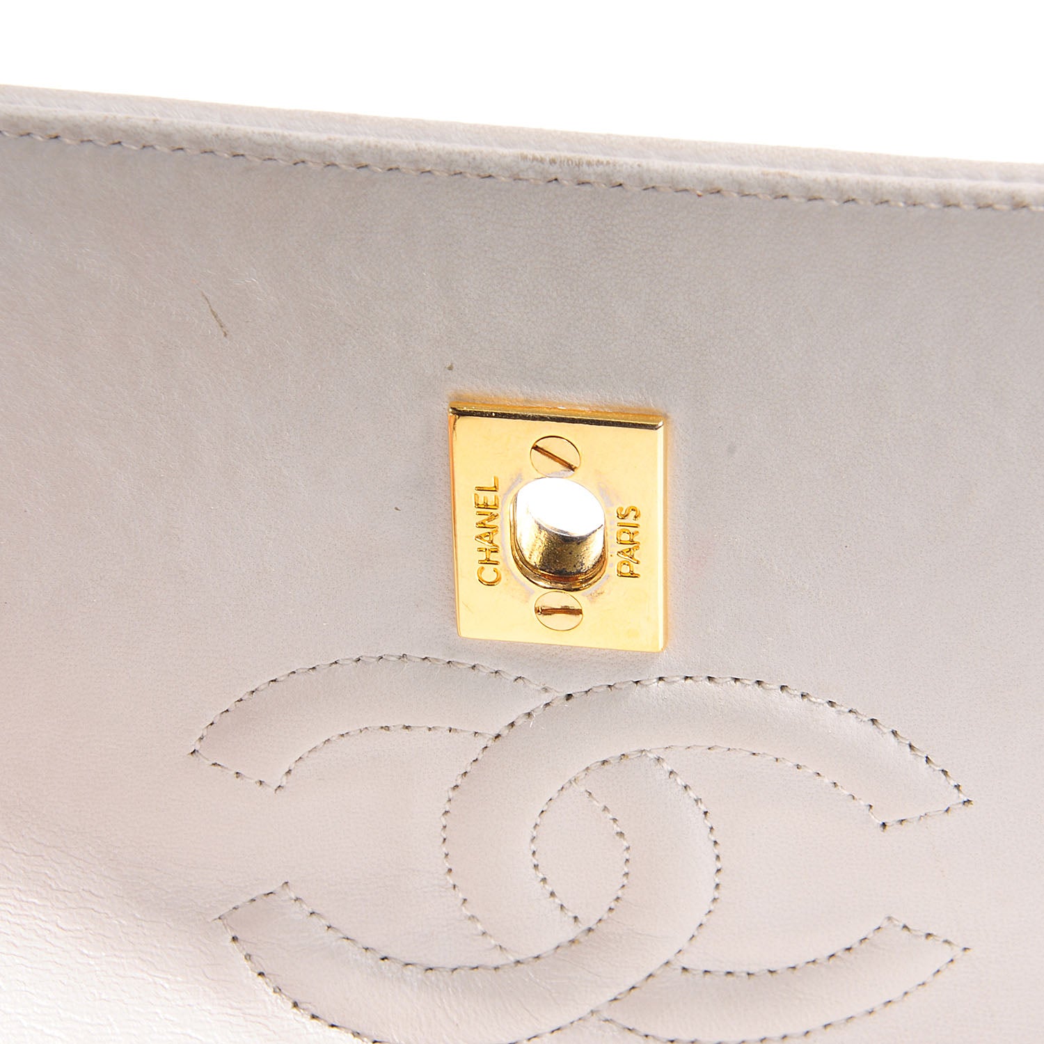 Chanel Lambskin Quilted Small Single Flap White 8 of 13