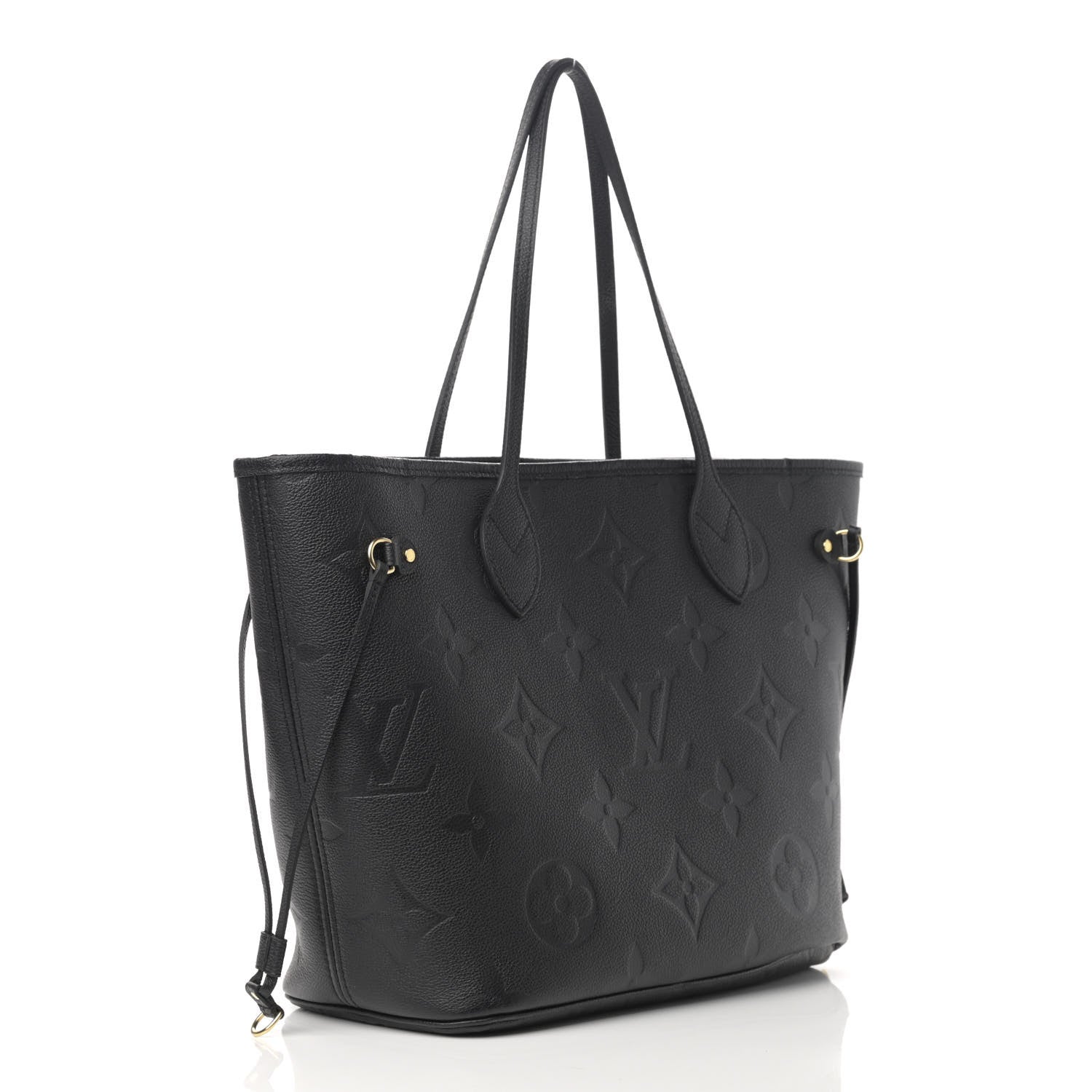 Louis Vuitton Empreinte Monogram Giant Neverfull MM Black 3 of 10