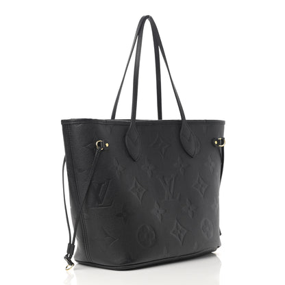 Louis Vuitton Empreinte Monogram Giant Neverfull MM Black 3 of 10