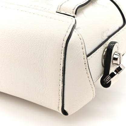 MCM Calfskin Ottomar Monogram Soft Berlin Belt Bag White 13 of 18