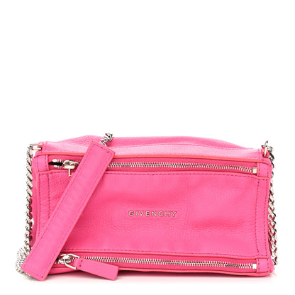 Givenchy Sugar Goatskin Mini Chain Pandora Hot Pink 1 of 10