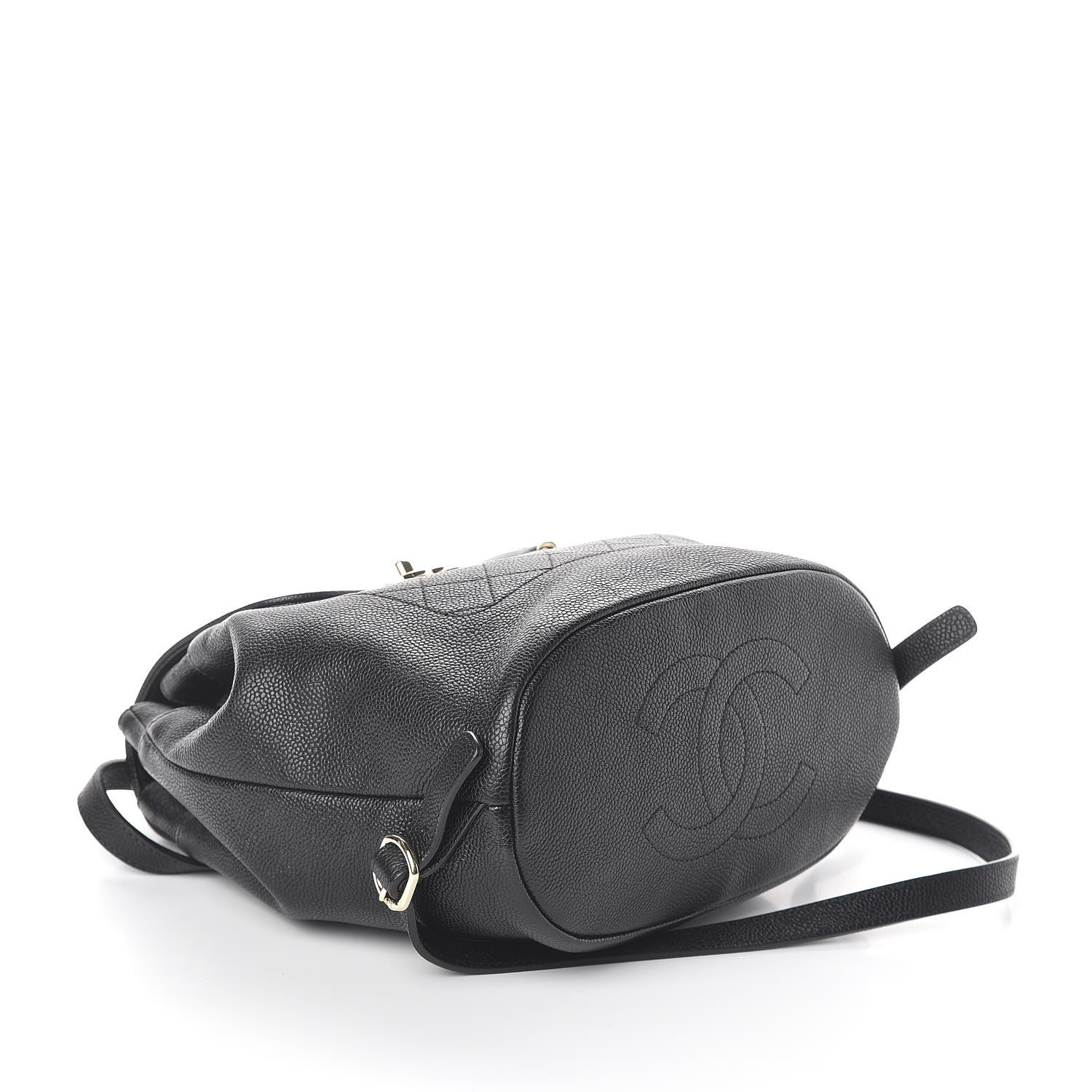 Chanel Caviar Stitched Backpack Black 4 of 9