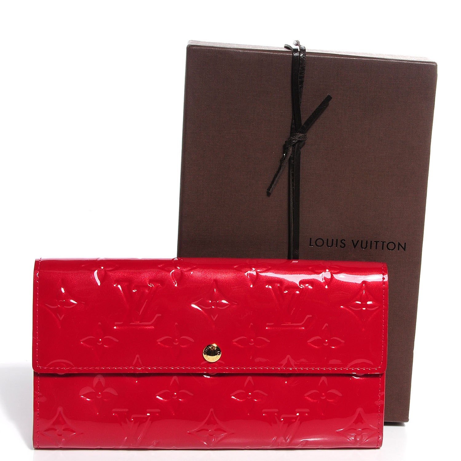 Louis Vuitton Vernis Sarah Wallet Pomme D'Amour 5 of 8