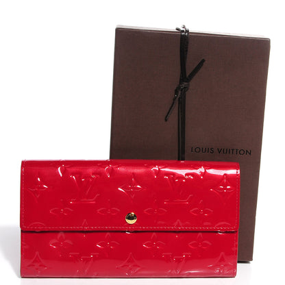 Louis Vuitton Vernis Sarah Wallet Pomme D'Amour 5 of 8