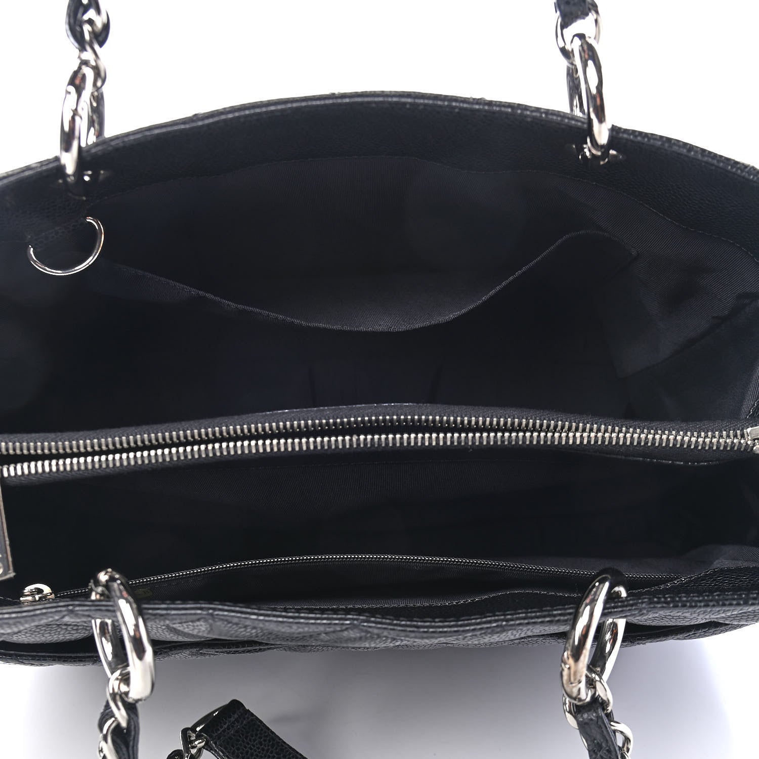 Chanel Caviar Quilted Grand Shopping Tote GST Black 5 of 9