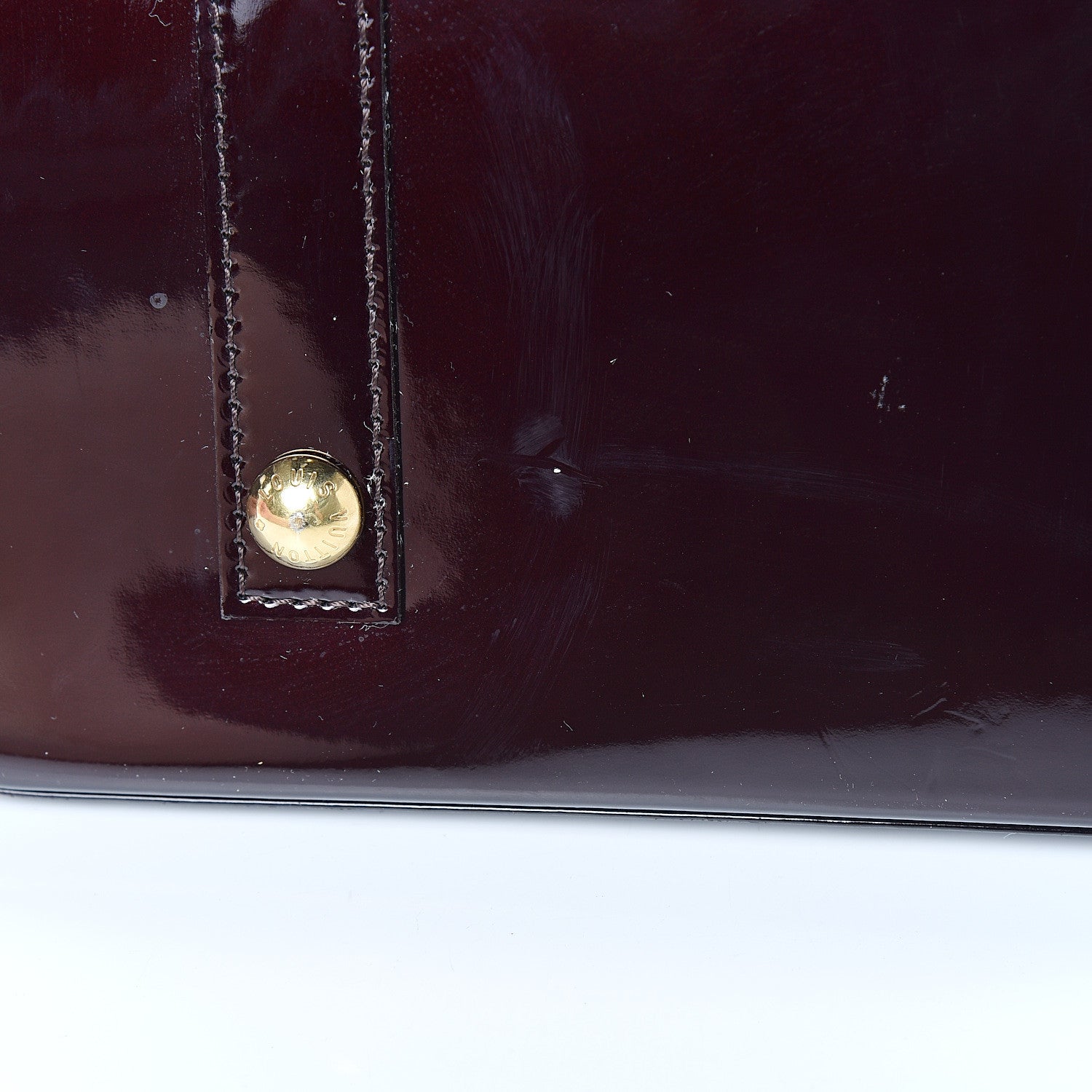 Louis Vuitton Vernis Alma GM Amarante 12 of 19