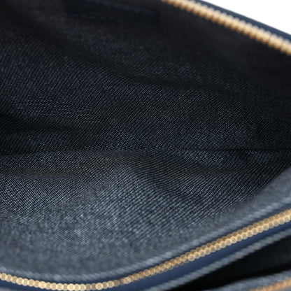 Louis Vuitton Lambskin Embossed Monogram Coussin PM Denim Blue 5 of 12